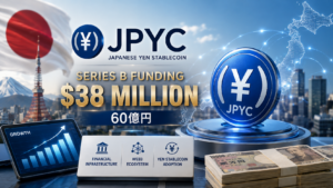 엔화 스테이블코인 JPYC는 어떻게 작동할까? 일본 규제와 USDT·USDC 차이 분석 3 JPYC 스테이블코인 3,800만 달러 시리즈 B 투자 유치와 일본 엔화 기반 디지털 결제 인프라